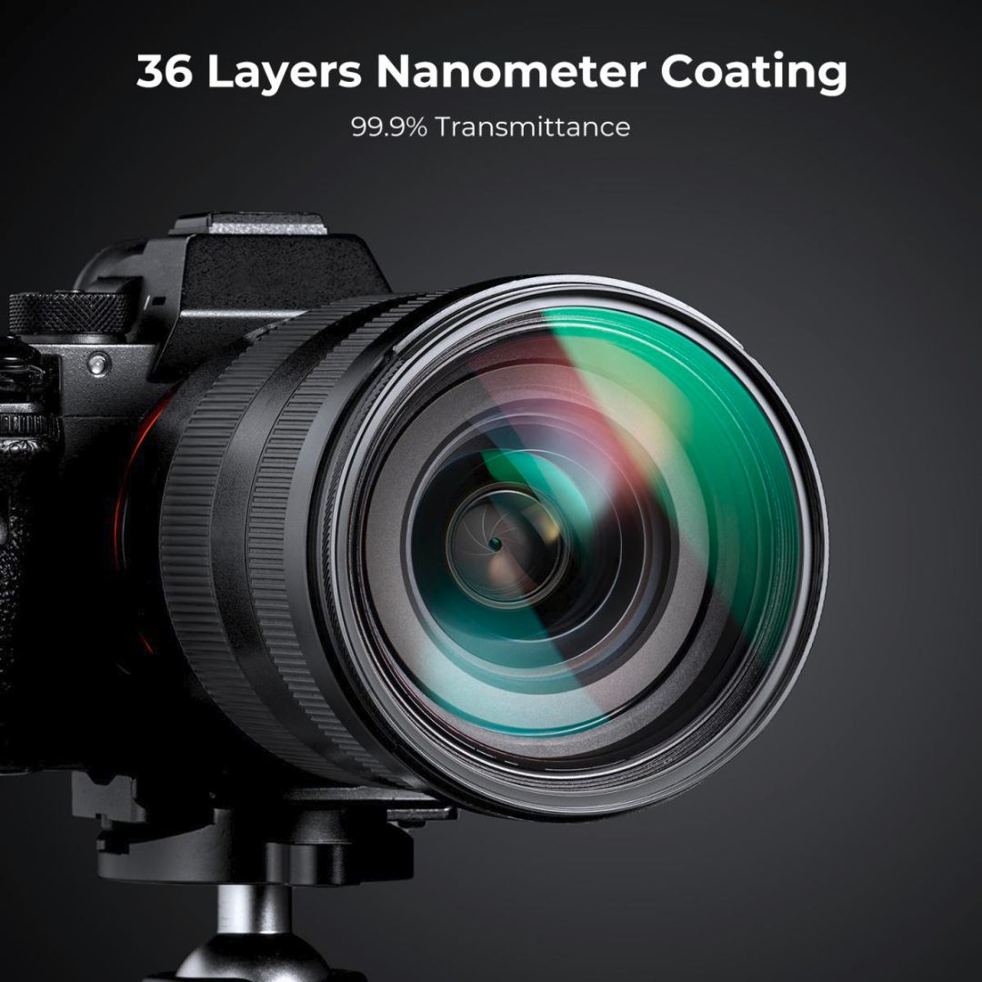 K&F Concept 95mm MCUV Filter Copper Frame, 36-Layer Anti-Reflection Green Film, Nano-X PRO KF01.1986 - 6